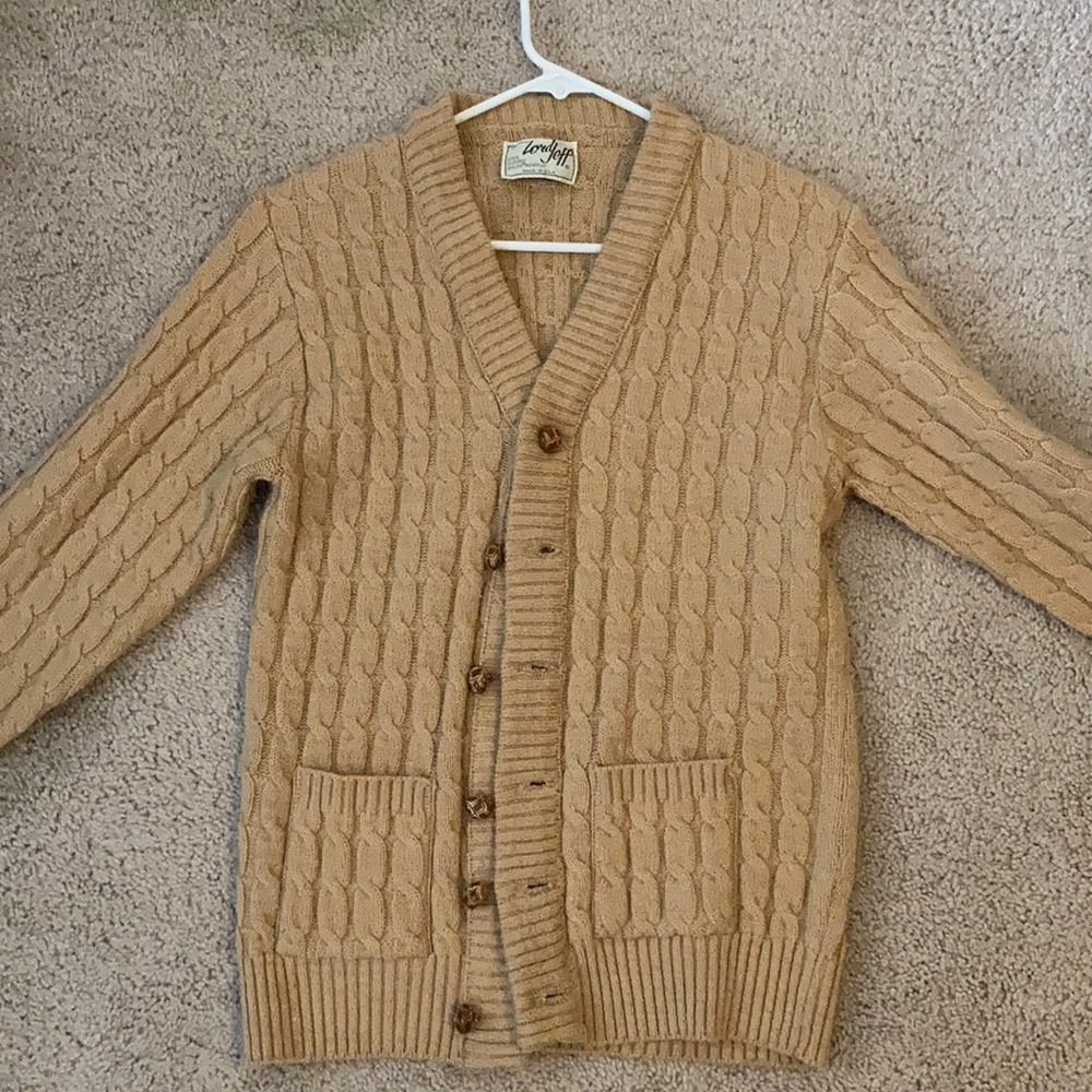 Tan Heavy Cardigan